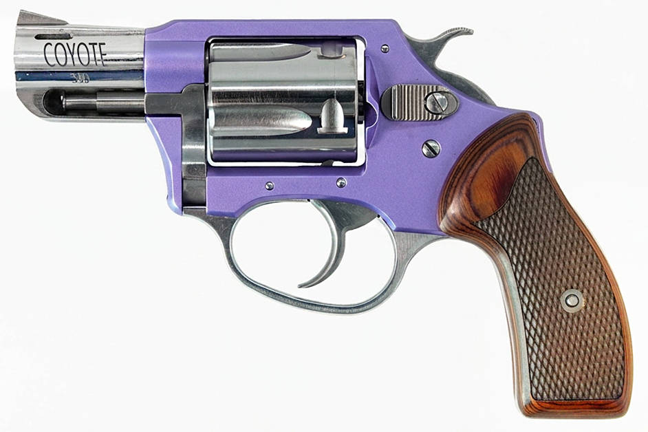 CA COYOTE 380ACP 2 HIGH POLISH & LAVENDER SHOOT-img-1