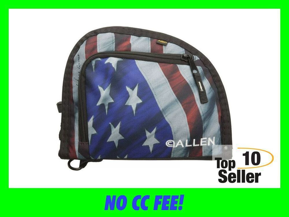 Allen 7719 Victory Auto Fit Handgun Case USA Flag Endura w/Black Trim,...-img-0