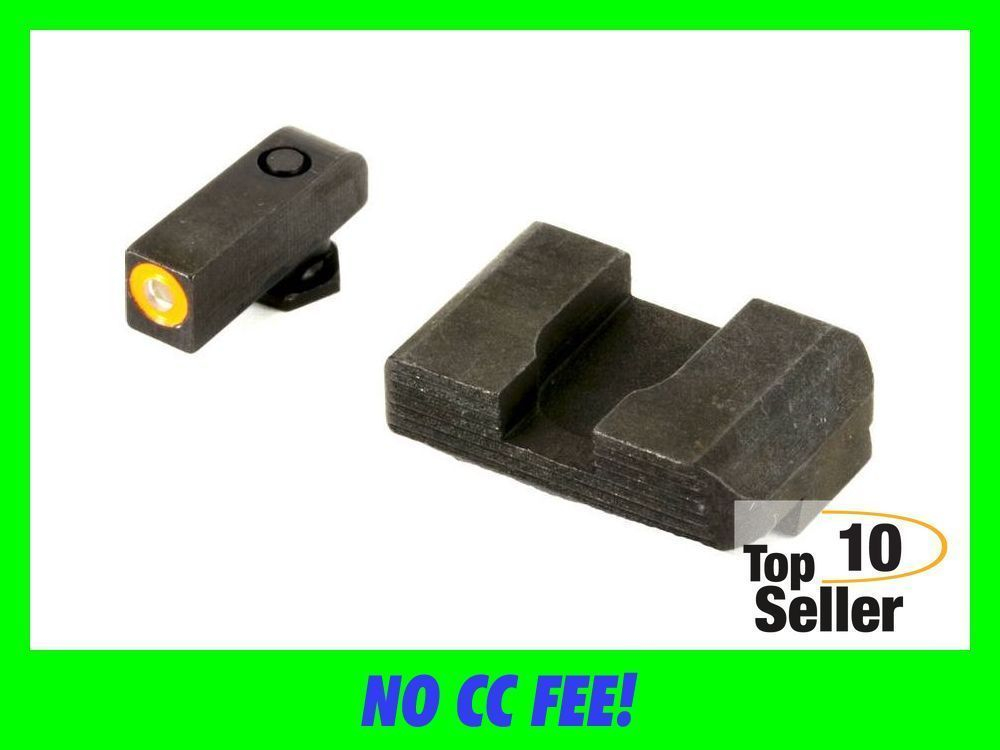 AmeriGlo GL433 Protector Sight Set for Glock Black | Green Tritium with...-img-0