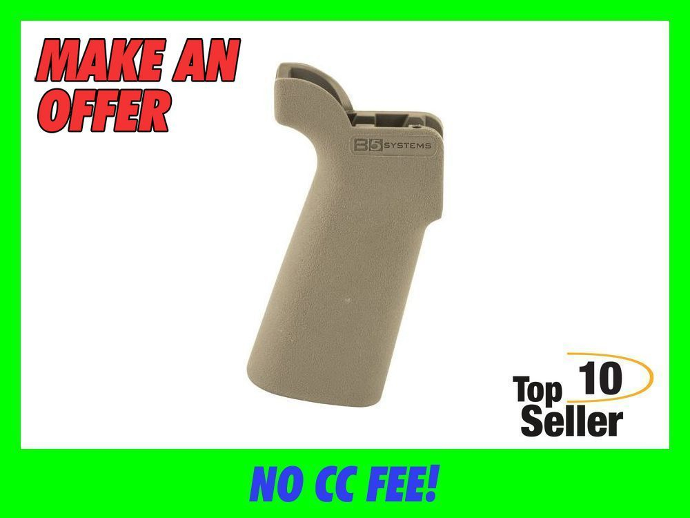 B5 Systems PGR1120 Type 23 P-Grip FDE Polymer, Aggressive Textured, Fits-img-0