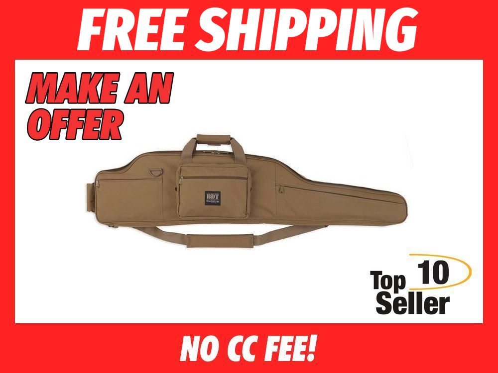 BULLDOG TACT LONG RANGE RFL 54” TAN Gun Cases & Gun Storage at