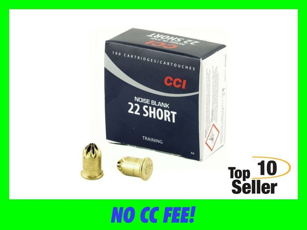 CCI 0044 Noise Blanks 22 Short 100 Per Box/50 Case-img-0
