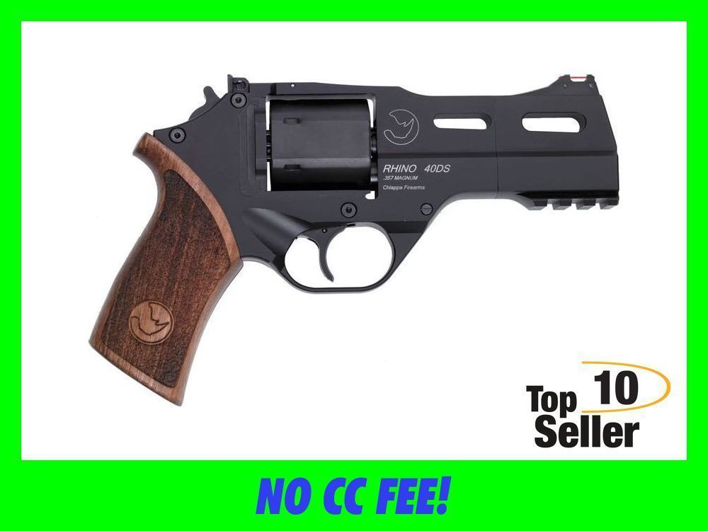 Chiappa Firearms CF340244 Rhino 40SAR 357 Mag 6 Shot 4” Black Anodized-img-0