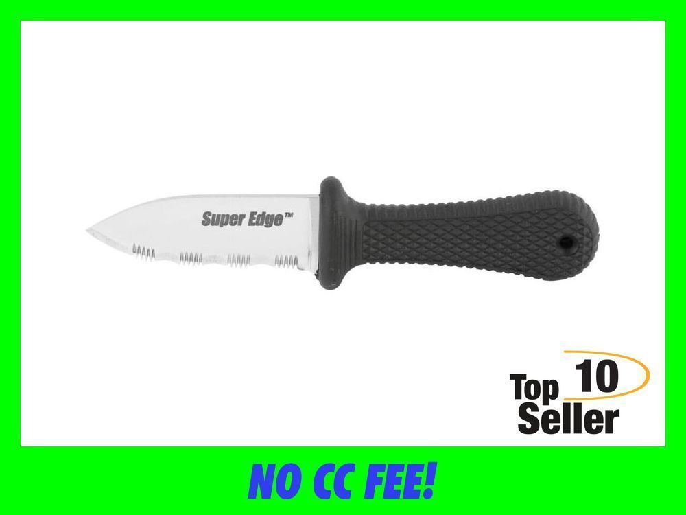 Cold Steel 42SS Super Edge 2” Fixed Part Serrated Japanese AUS-8A SS...-img-0
