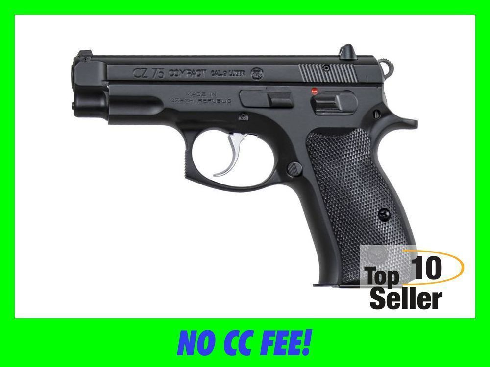 CZ-USA 01190 CZ 75 Compact *CA Compliant 9mm Luger 10+1 3.75” Blued...-img-0