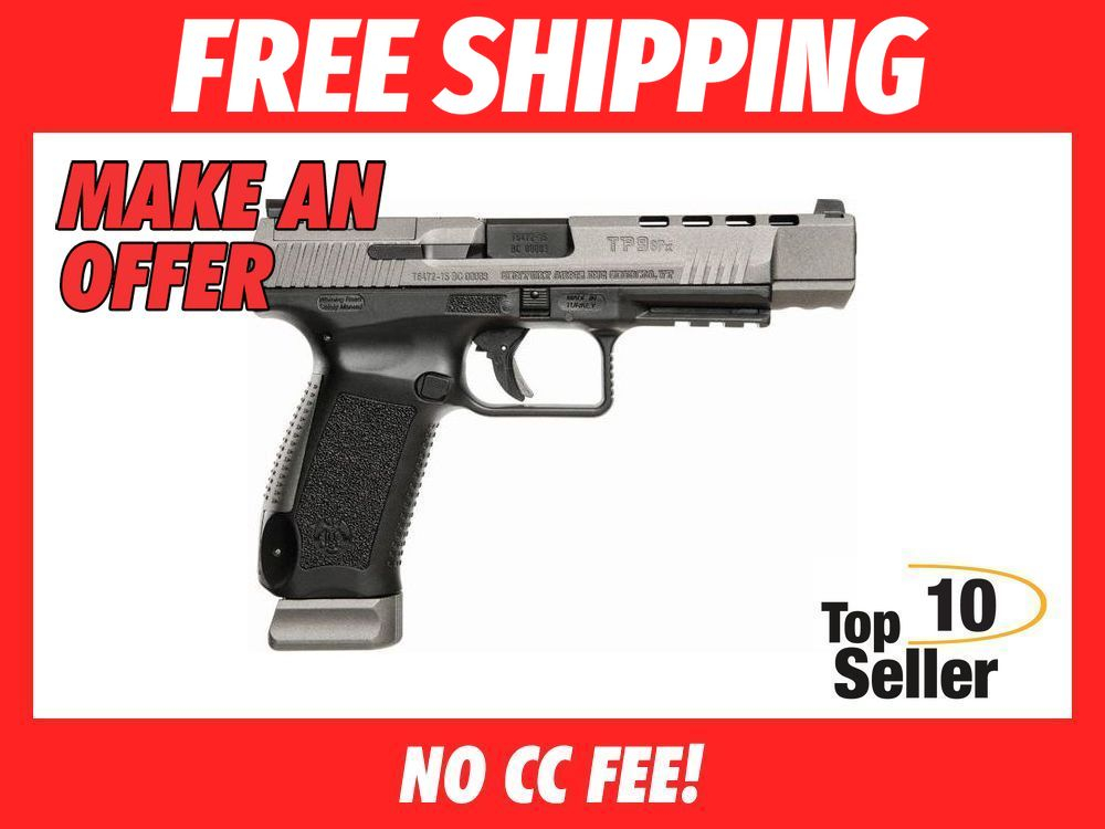 CANIK TP9SFx 9mm Competition Pistol 5.20” 20+1 Tungsten Gray Black...-img-0