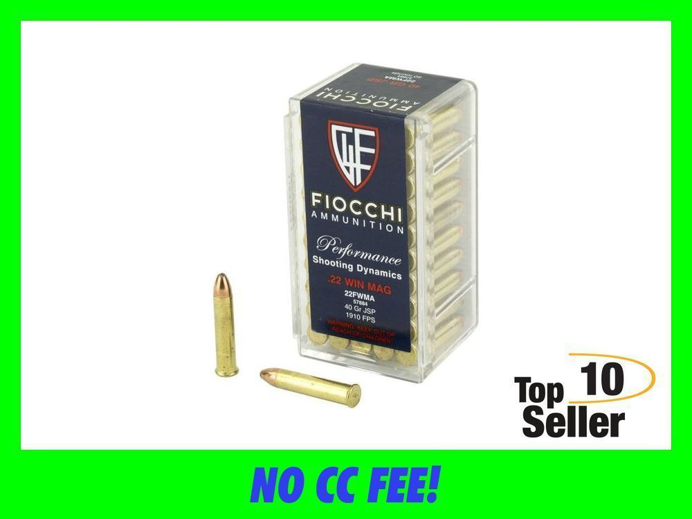 Fiocchi 22FWMA Field Dynamics Performance 22 WMR 40 gr Jacketed Soft...-img-0