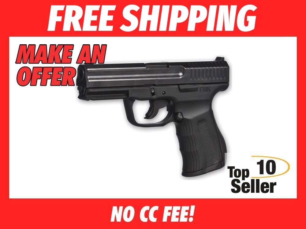 FMK 9C1 G2 FAT 9mm Luger 4” 14+1 Black Polymer Grip-img-0
