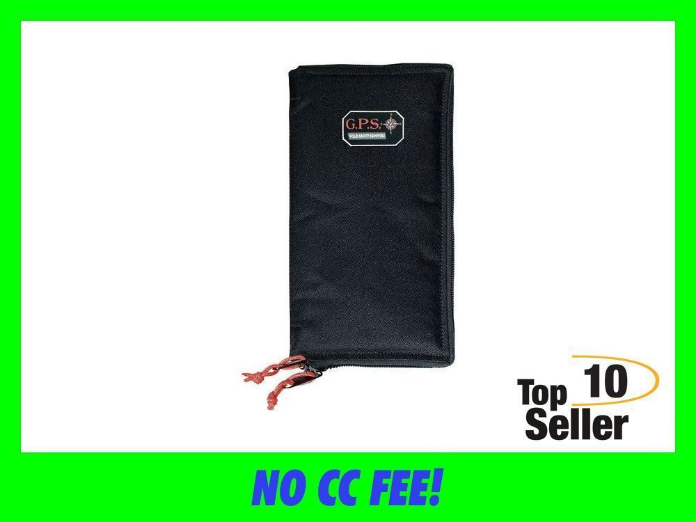 GPS Bags 1265PS Pistol Sleeve Large Black Nylon with Locking Zippers &...-img-0