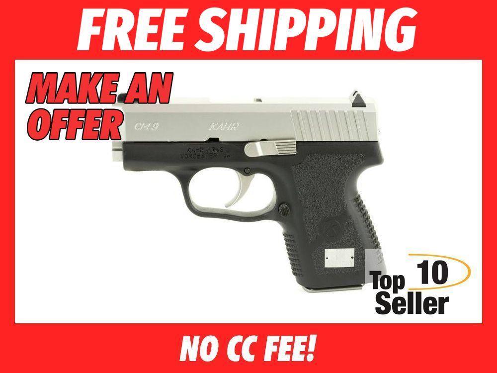 Kahr Arms CM9093 CM9 9mm Luger 6+1, 3.10” Stainless Steel Barrel,...-img-0