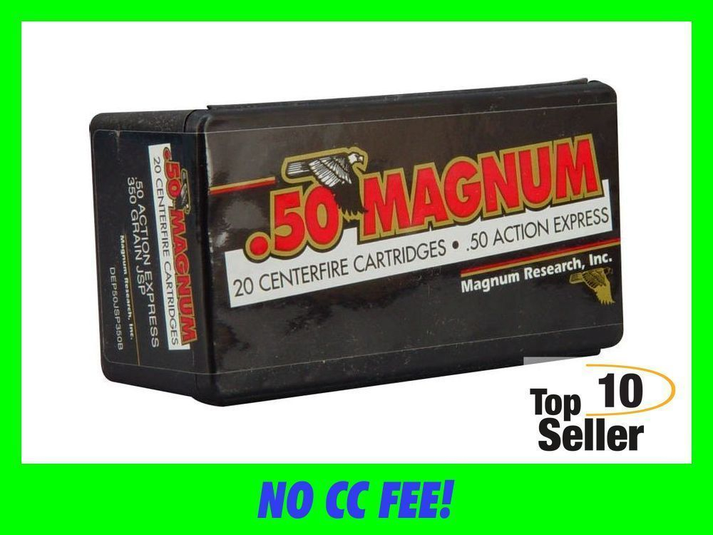 Magnum Research DEP50JSP325B Desert Eagle 50 AE 350 GR Jacketed Soft...-img-0