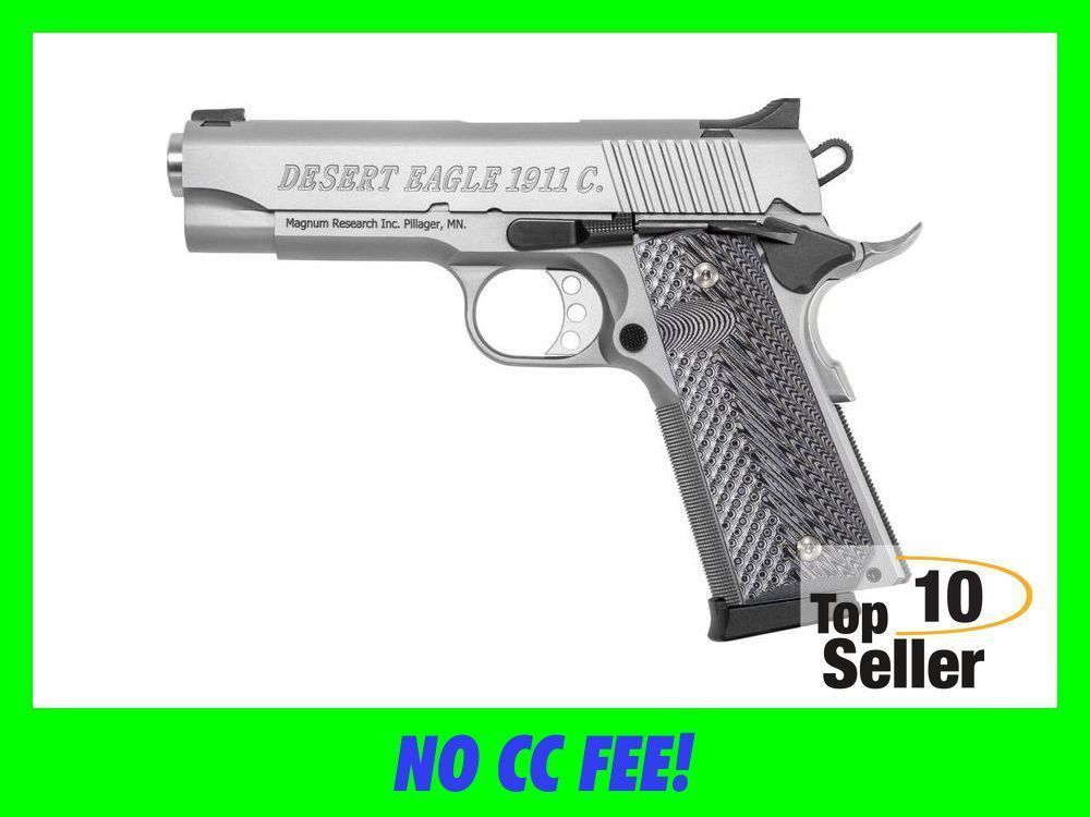 Magnum Research DE1911CSS 1911C 45 ACP 8+1, 4.30” Stainless Steel Bull-img-0