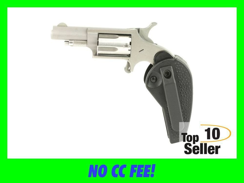 NAA Mini-Revolver 22 LR Holster 5rd 1.63” Stainless Steel Black...-img-0