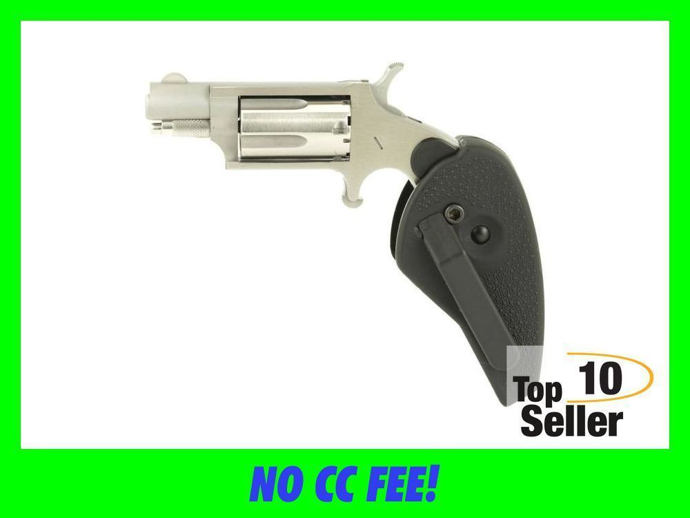 NAA Mini-Revolver 22 Mag Holster Grip 5rd Stainless North American Arms-img-0