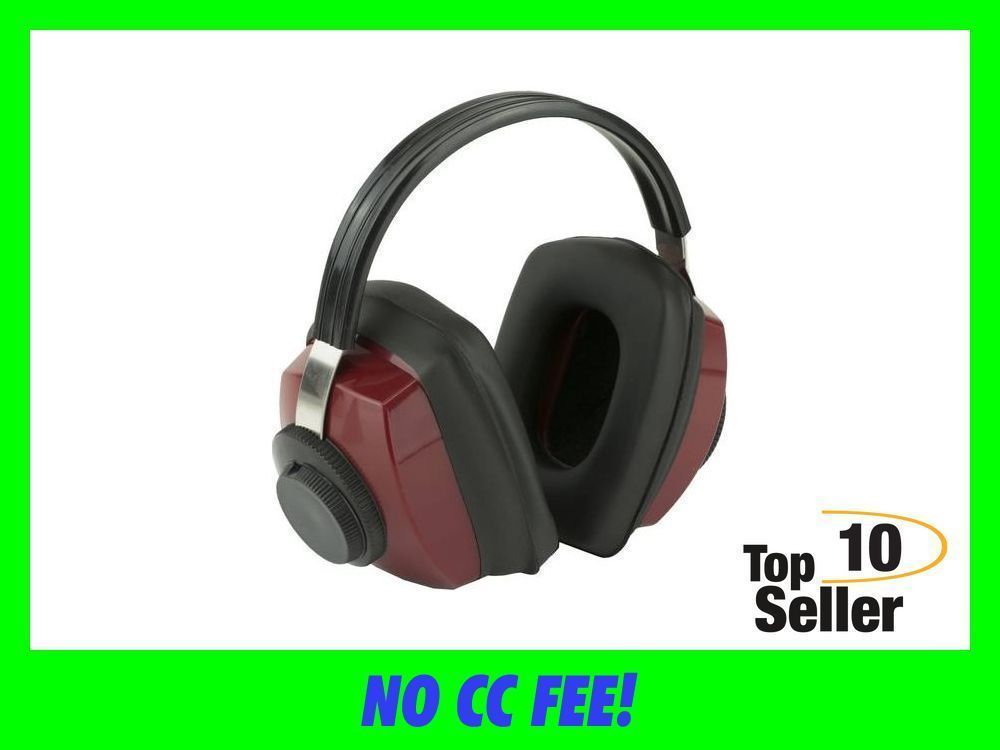 Radians Competitor Electronic Hearing Protection Muffs Red/Black-img-0
