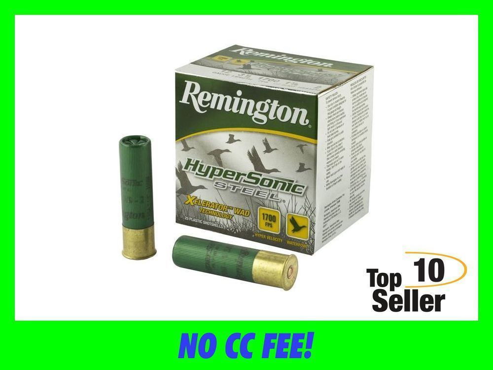 Remington Ammunition 26795 HyperSonic Steel 12 Gauge 3.50” 1 3/8 oz 2...-img-0