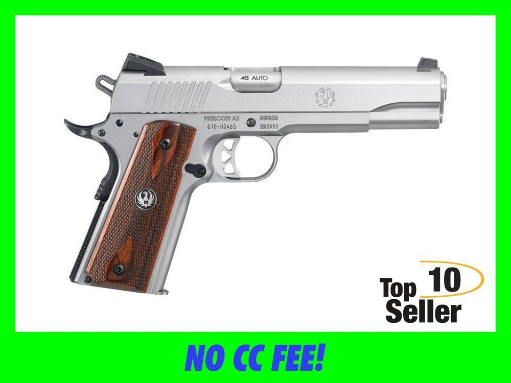 Ruger SR1911 Stainless 1911 45 ACP 5” Government SR 45acp-img-0