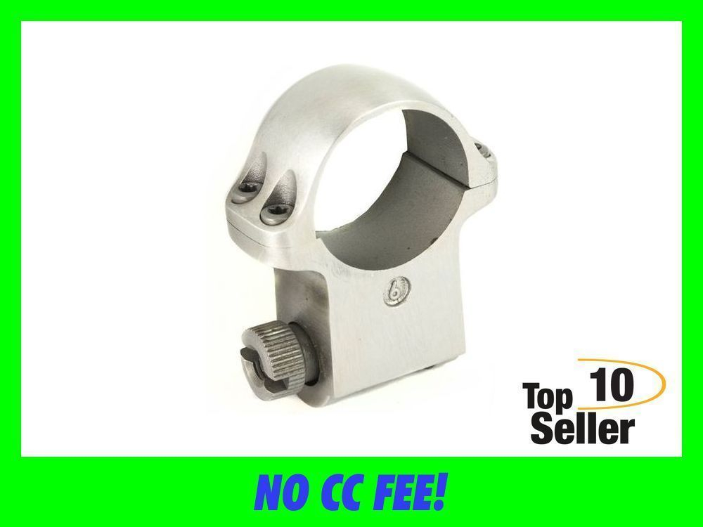 Ruger 90284 6K Scope Ring Silver 1” Extra High-img-0