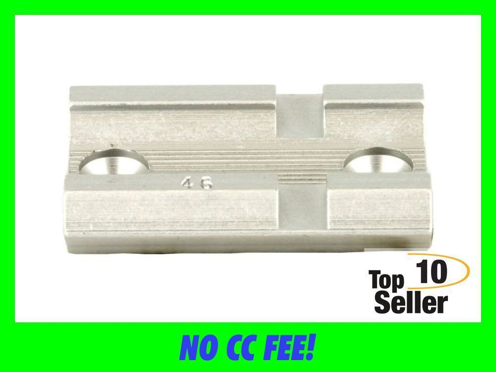 Weaver Mounts 48004 Top Mount Base 46S Silver Browning/Beretta/Winchester-img-0