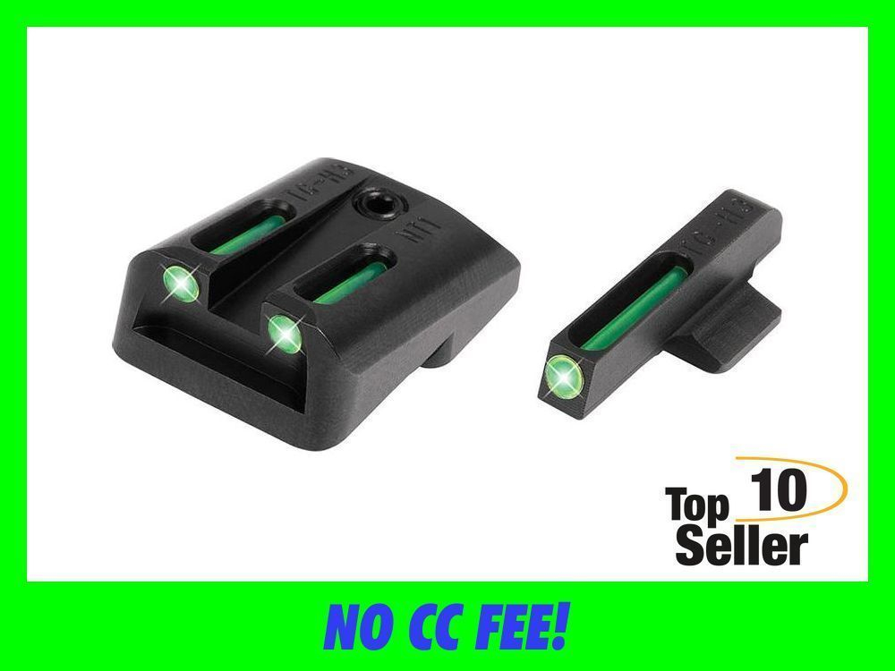 TruGlo TG131NTI TFO Black | Green Tritium & Fiber Optic Front Sight Rear-img-0