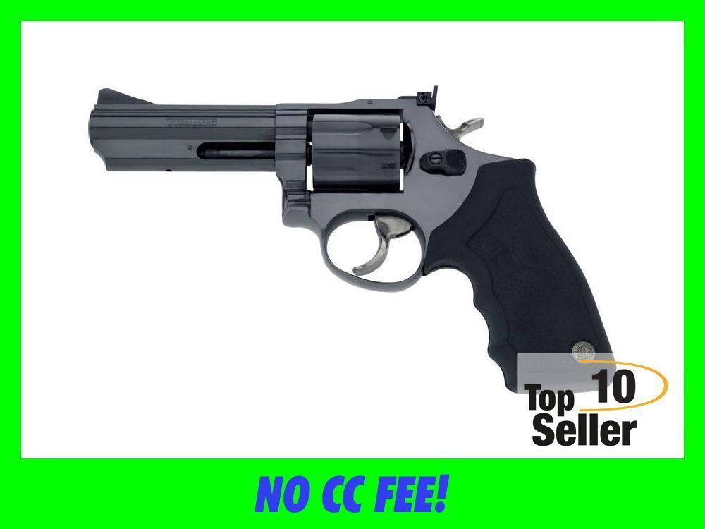 Taurus 66 357 Magnum Standard Revolver SA/DA 4” 7 Rd Black Rubber...-img-0