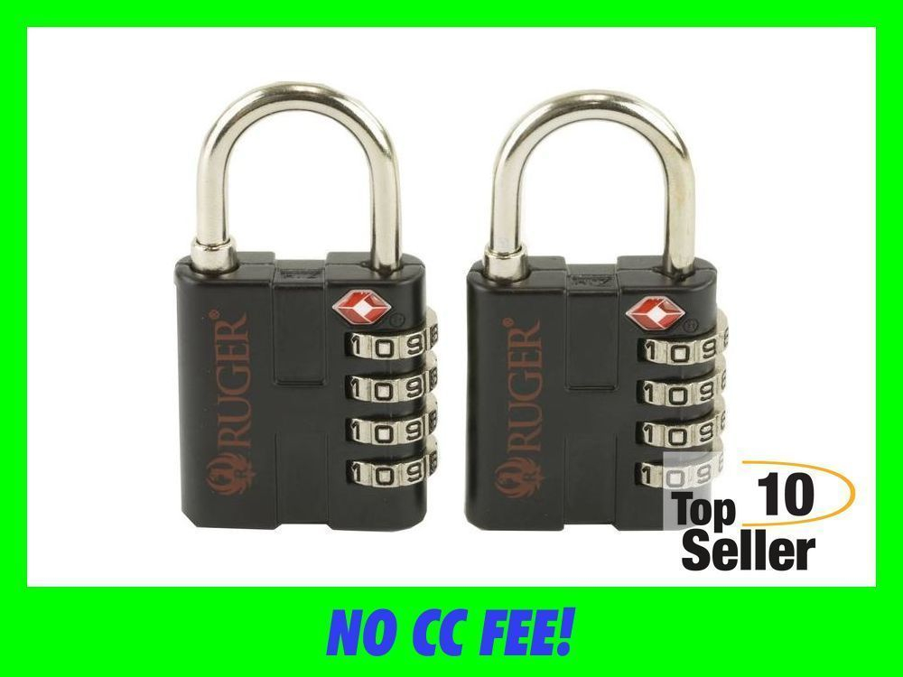 SnapSafe 76020 TSA Lock Resettable Open With Combination Metal 2 Per Pkg-img-0