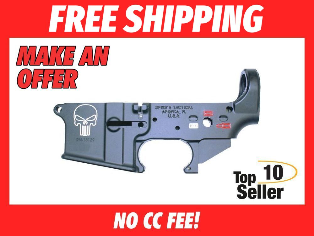 Spikes Tactical STLS015CFA Punisher Stripped Lower Receiver...-img-0