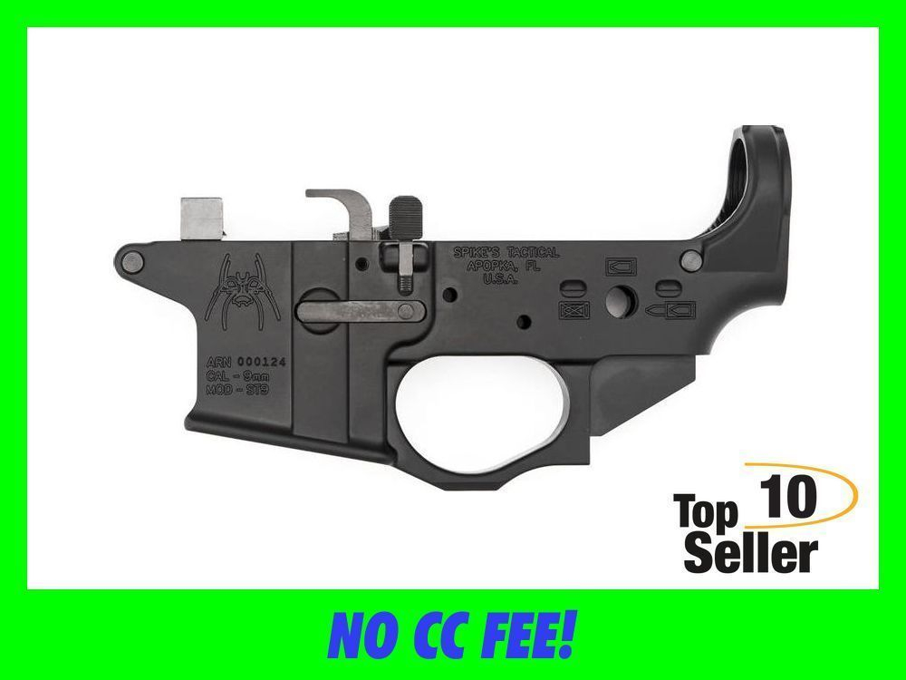 SPIKE’S STRIPPED LOWER 9MM RECEIVER COLT STYLE-img-0