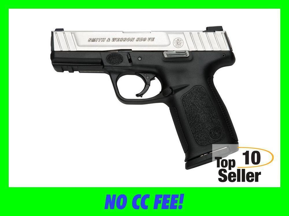 Smith & Wesson 123902 SD VE *MA Compliant 9mm Luger Stainless Steel 4”-img-0