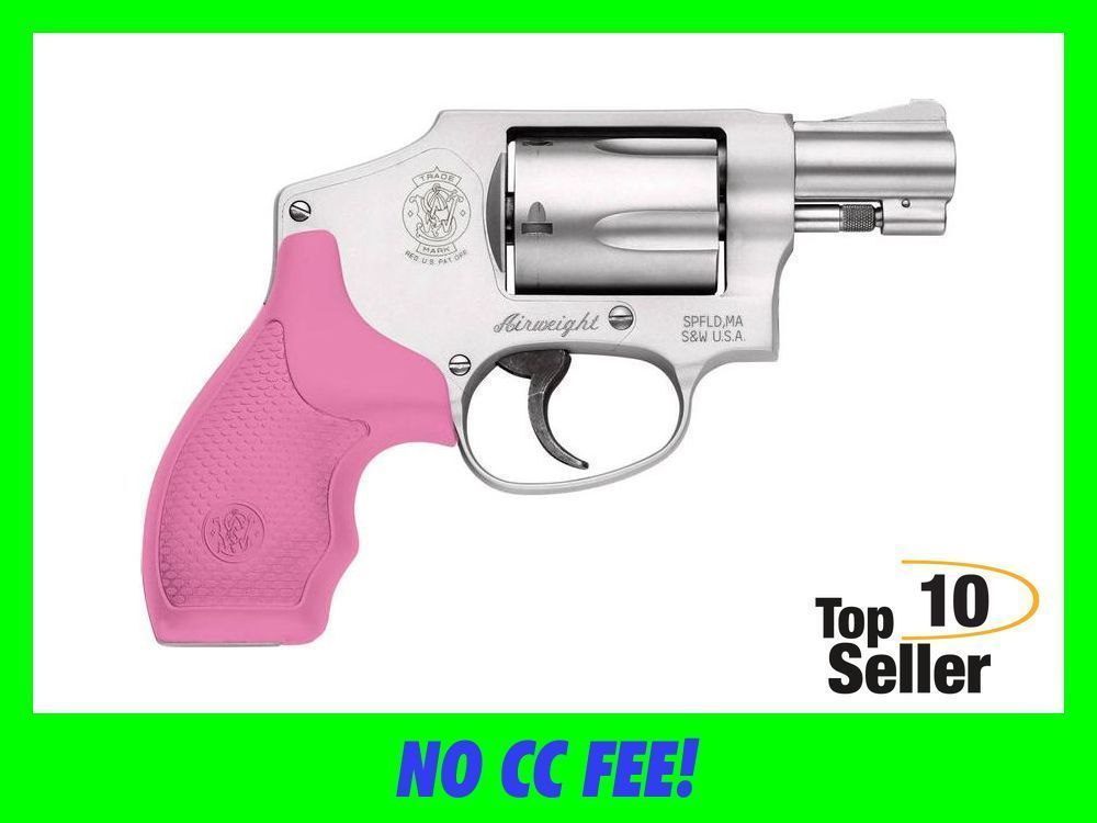 SMITH WESSON 642 PINK 38 SPECIAL 1.875” REVOLVER SS/PINK 150466 38SPL-img-0