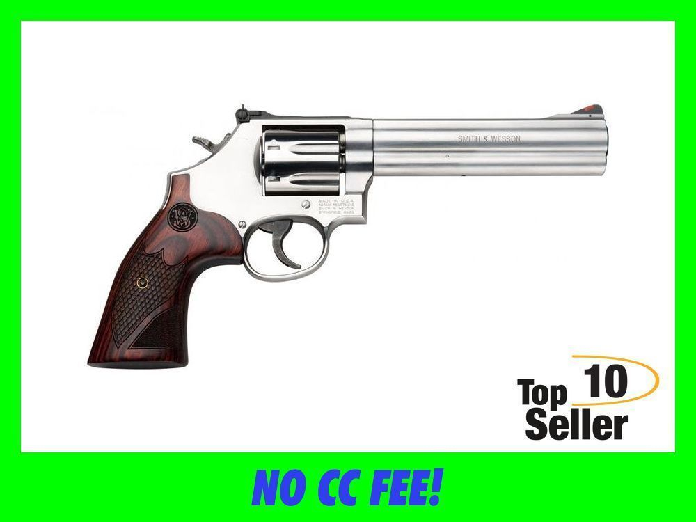 Smith Wesson 686 Deluxe Revolver Stainless 357 Mag 7 Shot 6In 150712-img-0