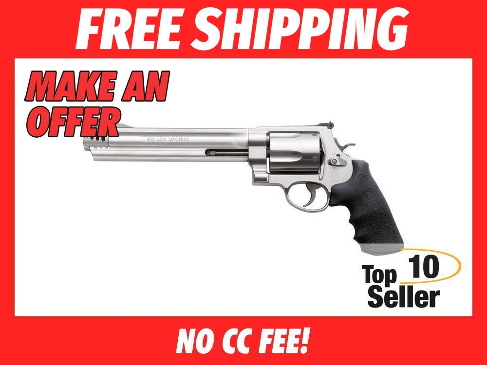 Smith Wesson 460XVR Revolver Stainless 460 SW 5 Shot 8In 163460-img-0