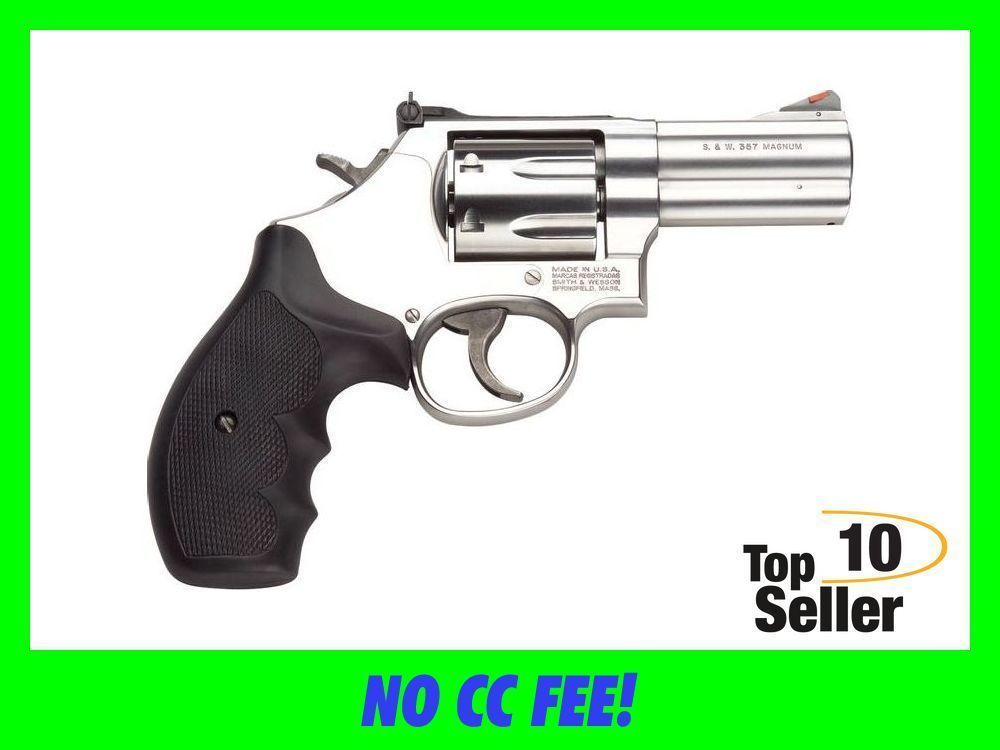 Smith Wesson 686 Plus 357 Magnum 7rd 3” Stainless Mag Revolver-img-0