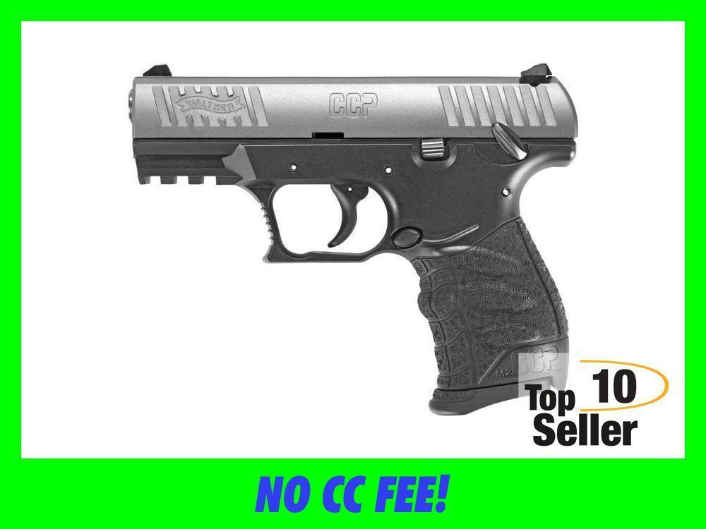 Walther CCP M2 380 ACP 3.54” 8+1 Black Polymer Frame Stainless Slide-img-0
