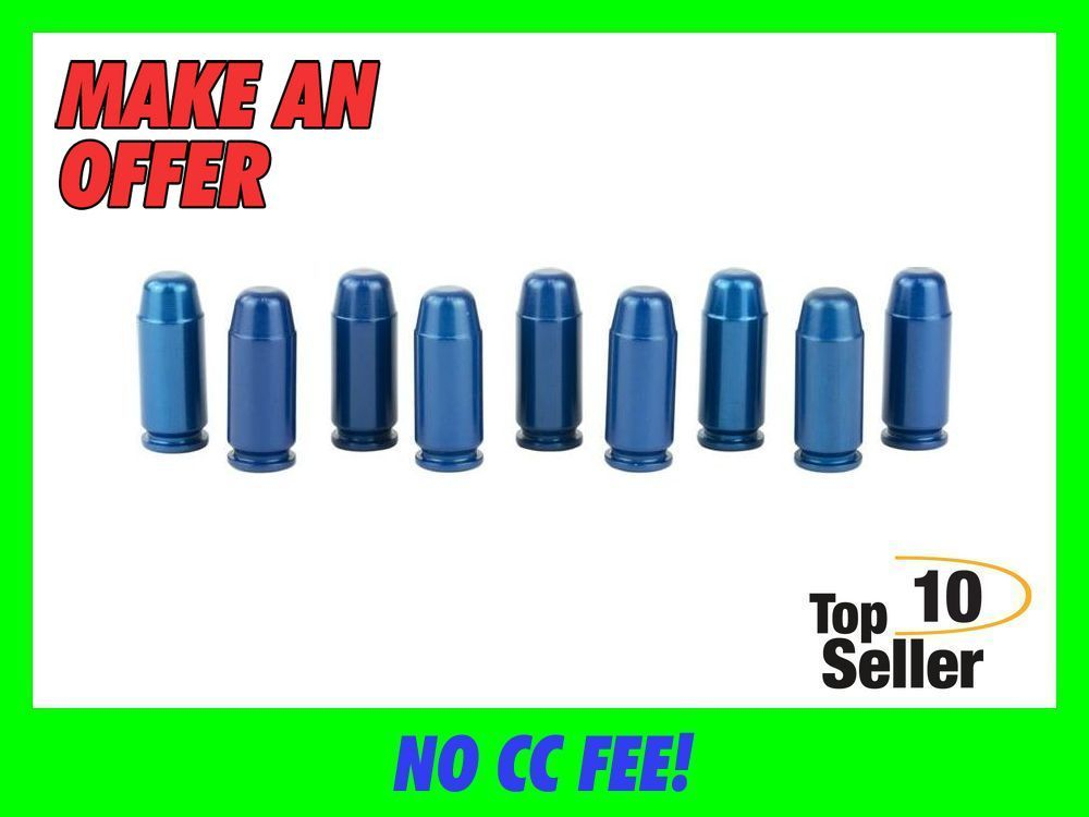 A-Zoom 15314 Blue Snap Caps Pistol 40 S&W Aluminum 10 Pack-img-0
