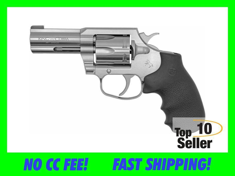 Colt King Cobra .357 Magnum 6-Shot Revolver 3" Barrel Stainless Model D-img-0