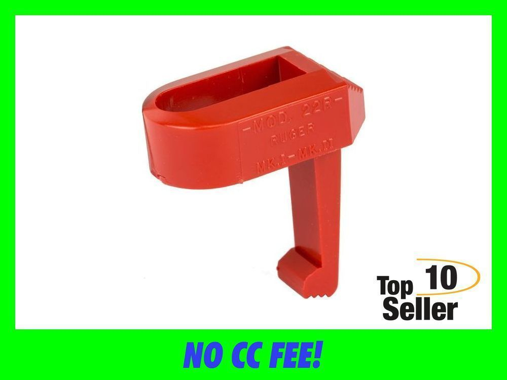 HKS 22R Speed Mag Loader Made of Plastic with Red Finish for 22 LR Ruger-img-0