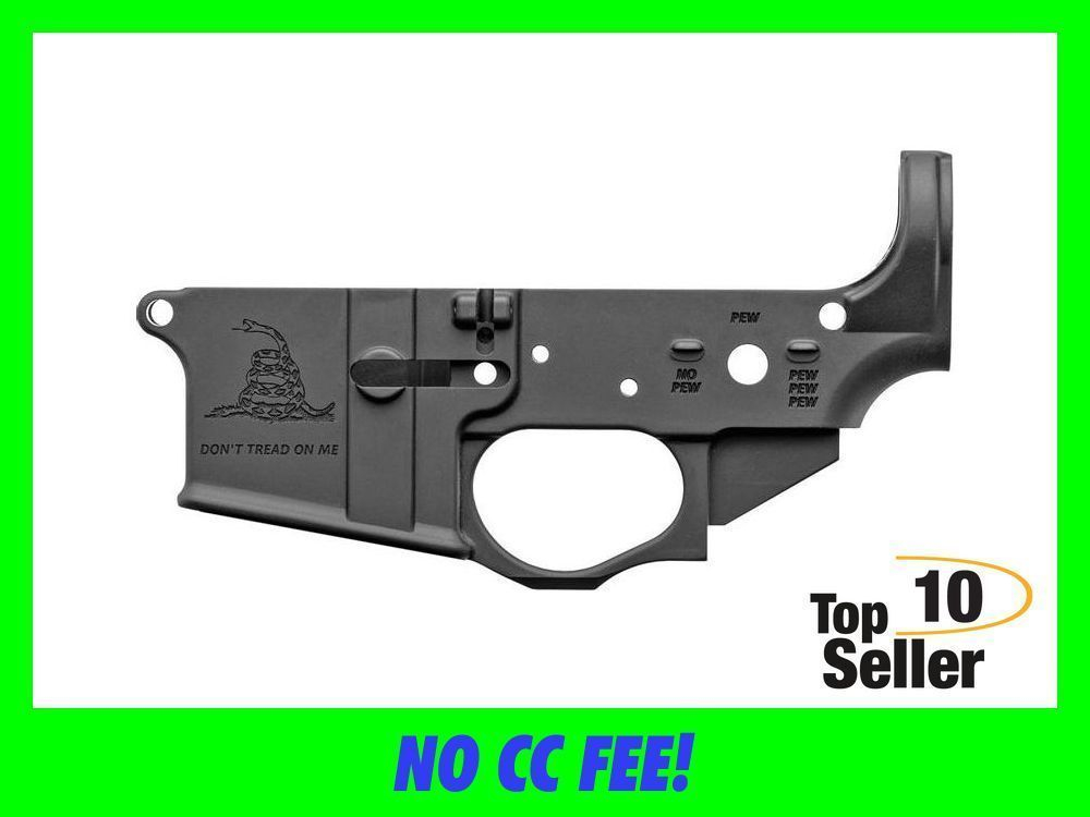 SPIKE’S TACTICAL STRIPPED LOWER GADSDEN FLAG DTOM DON'T TREAD ON ME AR-15-img-0