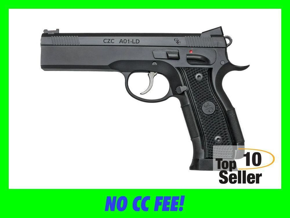 CZ-USA 91731 A01-LD Custom 9mm Luger 19+1 4.93” Match Grade Bull...-img-0