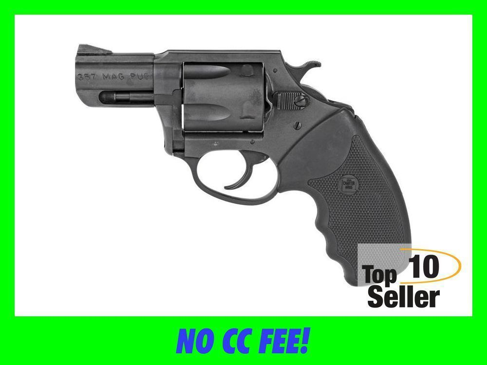 Charter Arms 63520 Mag Pug Large 357 Mag, 5 Shot 2.20” Black Nitride...-img-0
