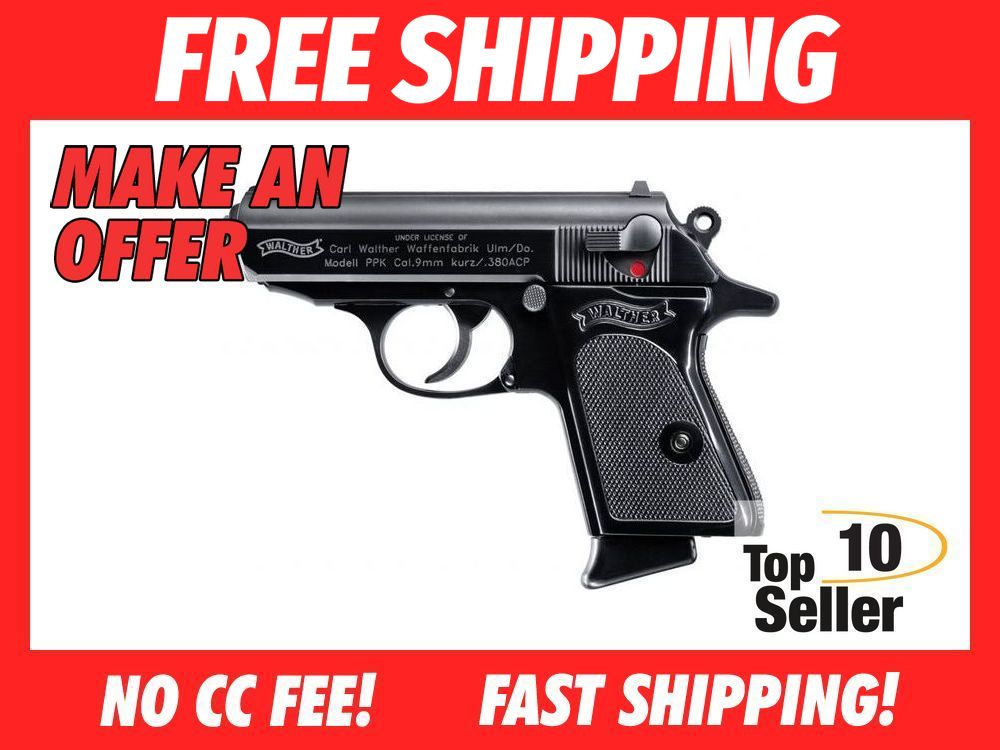 Walther PPK Black 380 3.3" 6rd 4796002-img-0