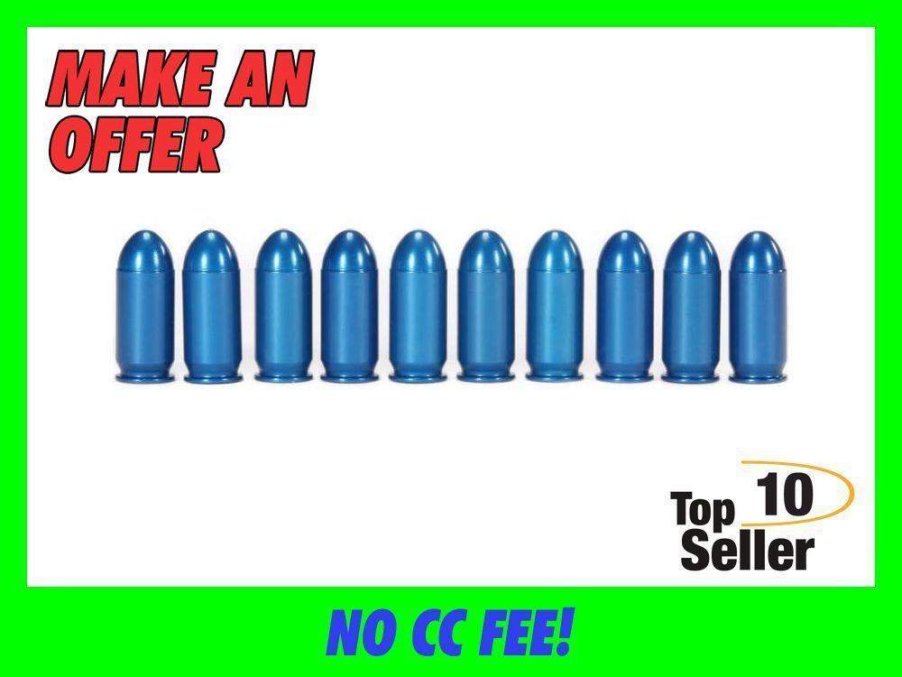 A-Zoom 15315 Blue Snap Caps Pistol 45 ACP Aluminum 10 Pack-img-0