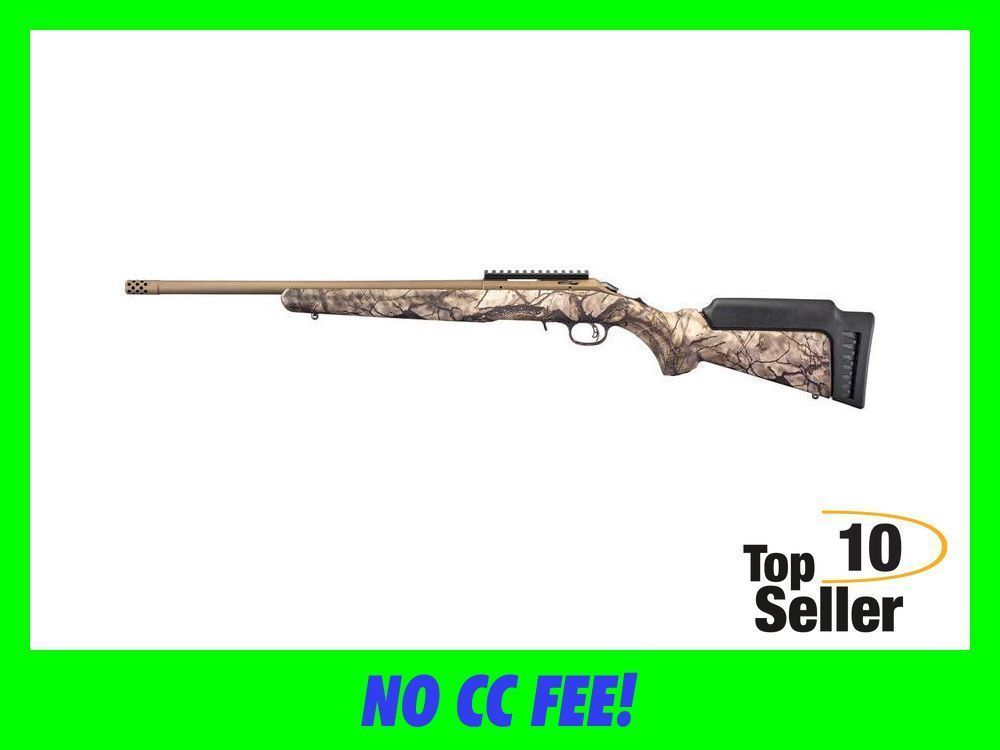 Ruger American Rimfire Rifle Go Wild Camo Bronze 22 Mag 18in 8373 ...