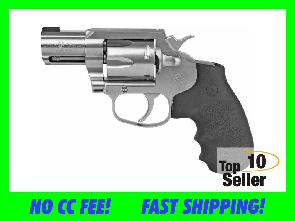 Colt King Cobra Carry 357 Mag 6rd 2” Revolver Brushed Stainless Magnum-img-0