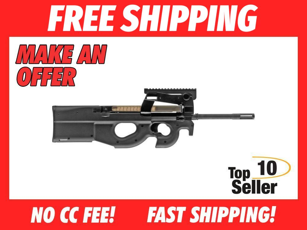 FN PS90 5.7x28mm 16” 30+1 Black Fixed Bullpup w/Thumbhole Stock-img-0
