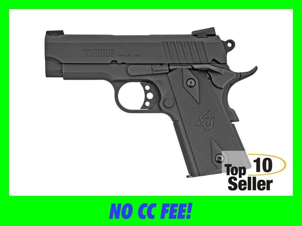 Taurus 1191101OFC9MM 1911 Officer 9mm Luger Caliber with 3.50” Barrel-img-0