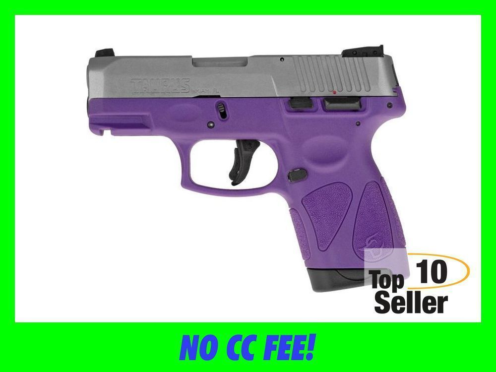 Taurus 1G2S939DP G2S 9mm Luger 3.26” 7+1 Dark Purple Stainless Steel...-img-0