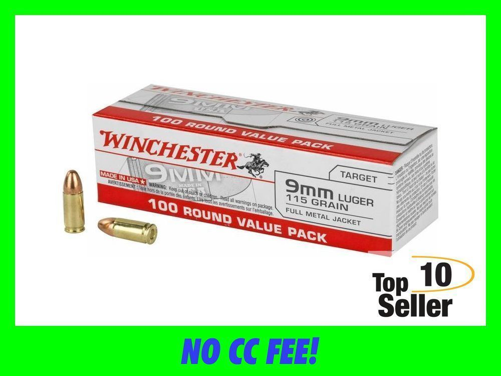 Winchester 9mm Luger 115 gr Full Metal Jacket (FMJ)-img-0