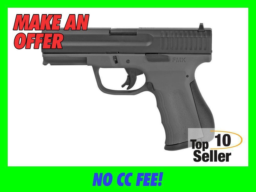 FMK G9C1G2SSS 9C1 G2 9mm Luger 4” 14+1 Titanium Gray Finish Frame with-img-0