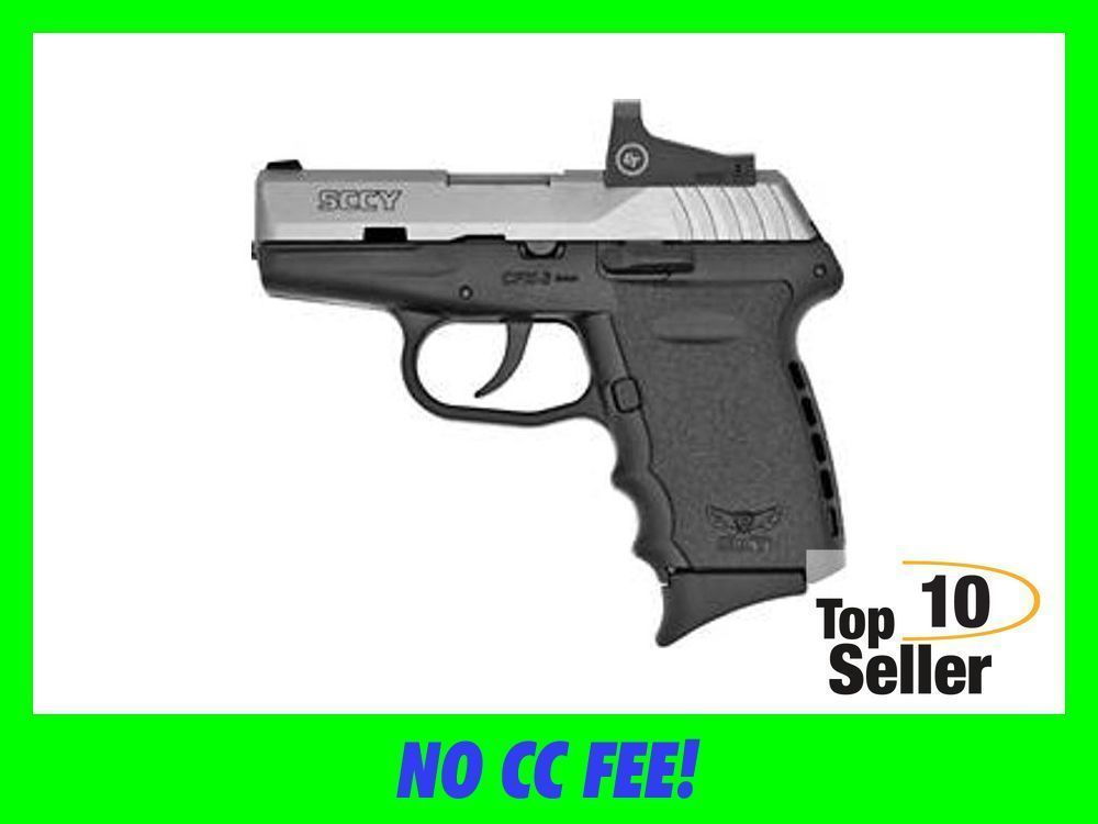 SCCY CPX-2 RD DAO 9mm (2) 10 RND Mags with a Crimson Trace CTS-1500 Reflex-img-0